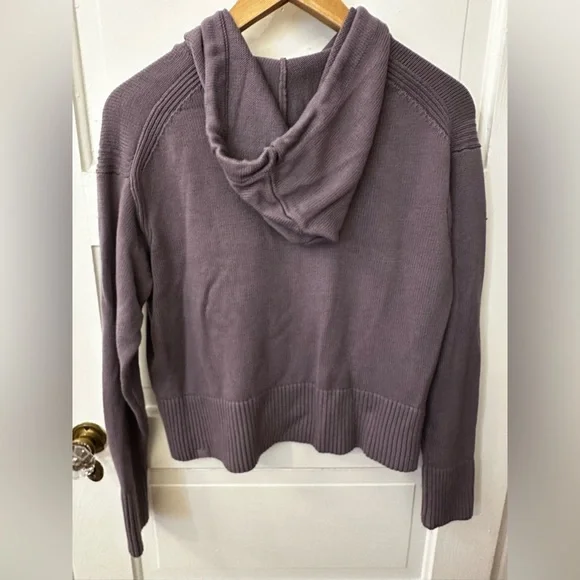 Lululemon Double Knit Sweater Hoodie Dusky Lavender Sz XS/S - Picture 4 of 11